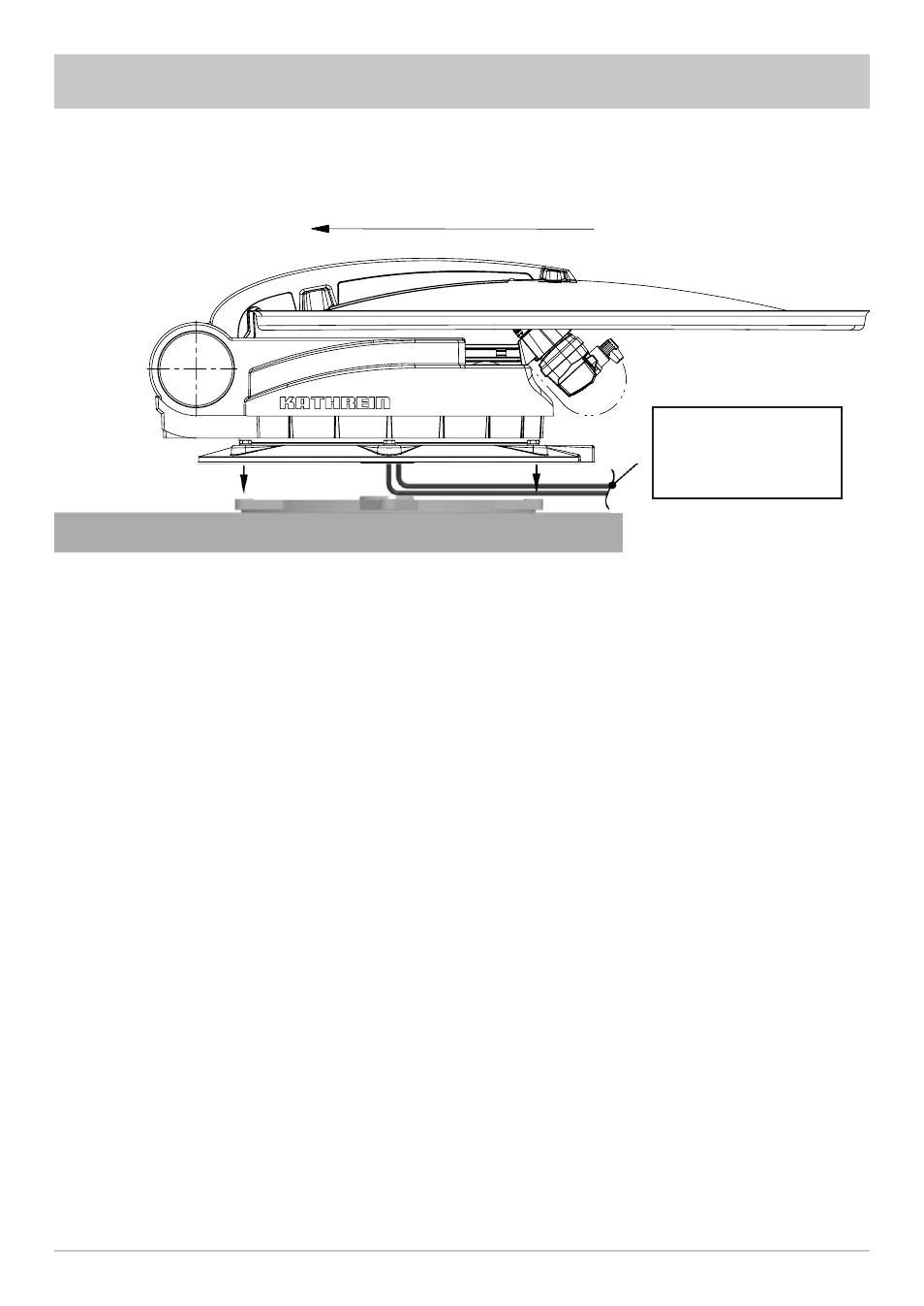 Installation and connection, Direction of travel | Kathrein MobiSet 3 Digital CAP 700 User Manual | Page 16 / 60