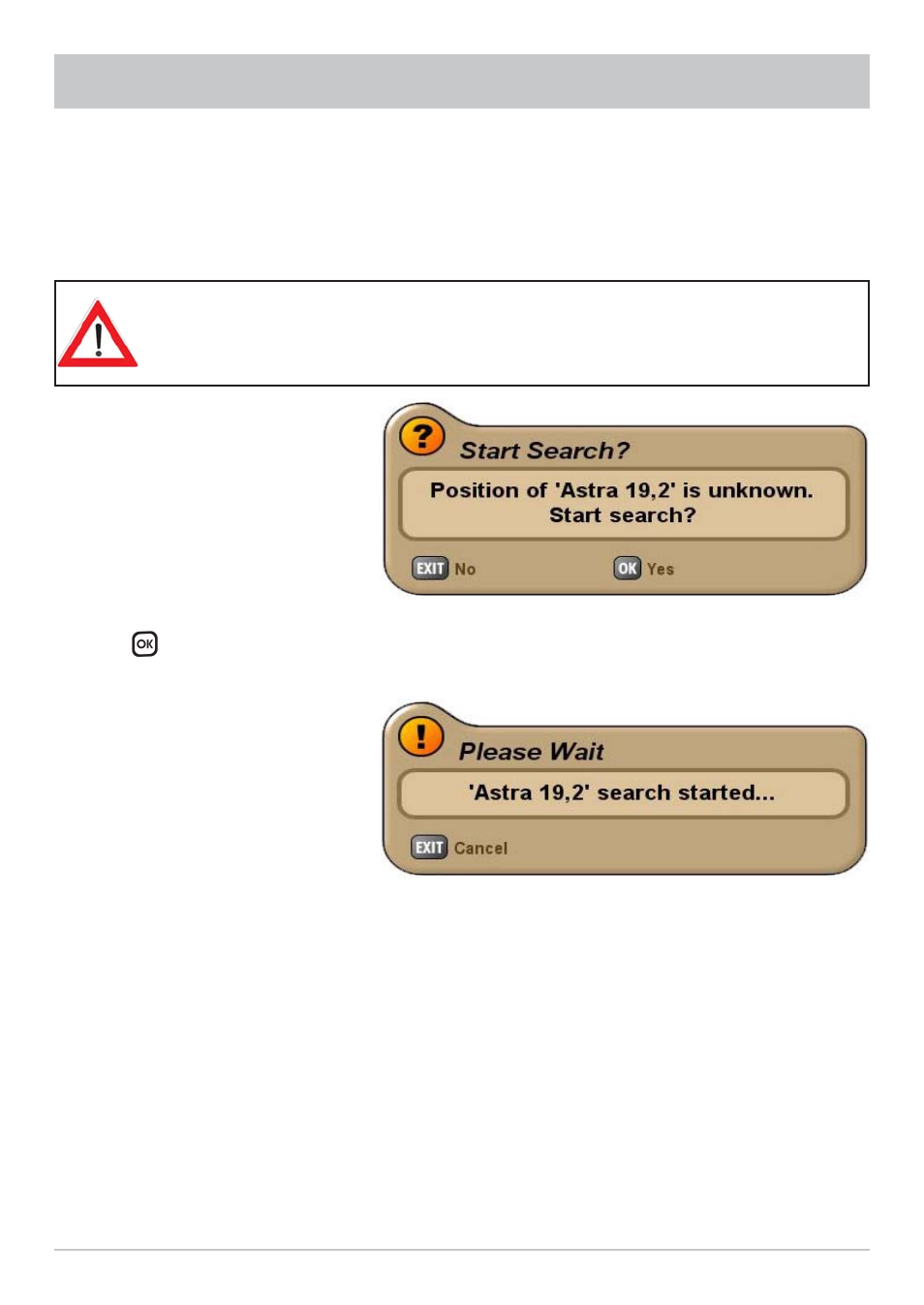 Alignment (satellite search) | Kathrein MobiSet 3 Digital CAP 700 User Manual | Page 48 / 60