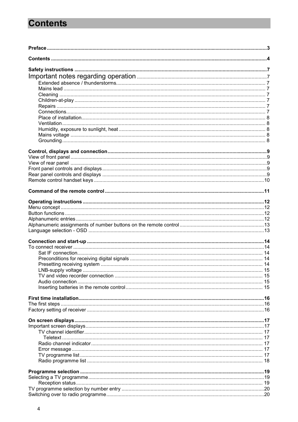 Kathrein UFD 515 User Manual | Page 4 / 57