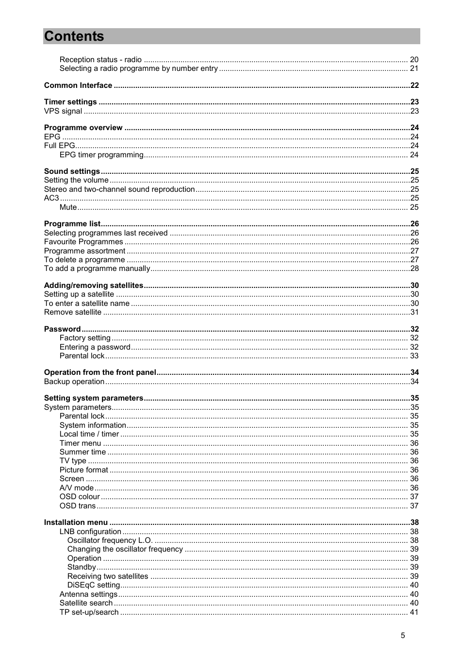 Kathrein UFD 515 User Manual | Page 5 / 57