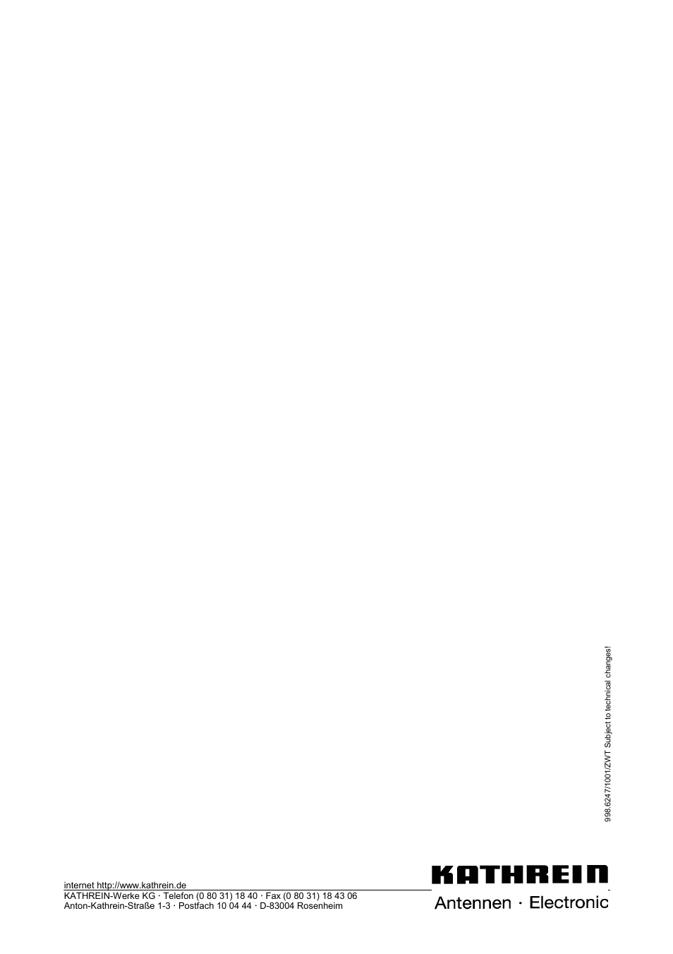 Kathrein UFD 515 User Manual | Page 57 / 57