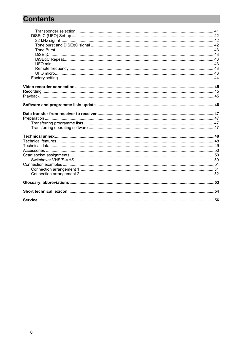 Kathrein UFD 515 User Manual | Page 6 / 57