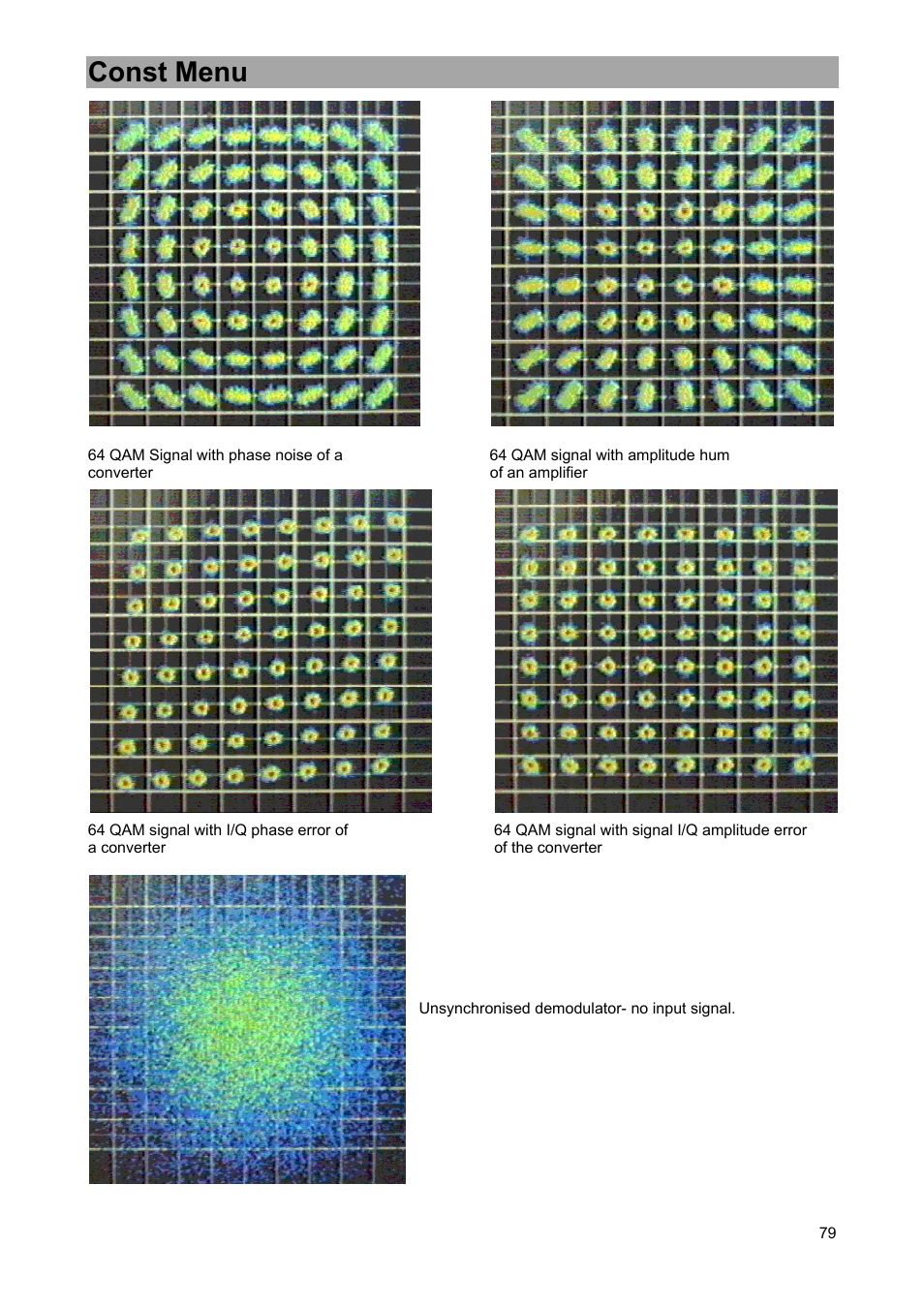 Const menu | Kathrein MSK 33 User Manual | Page 79 / 116