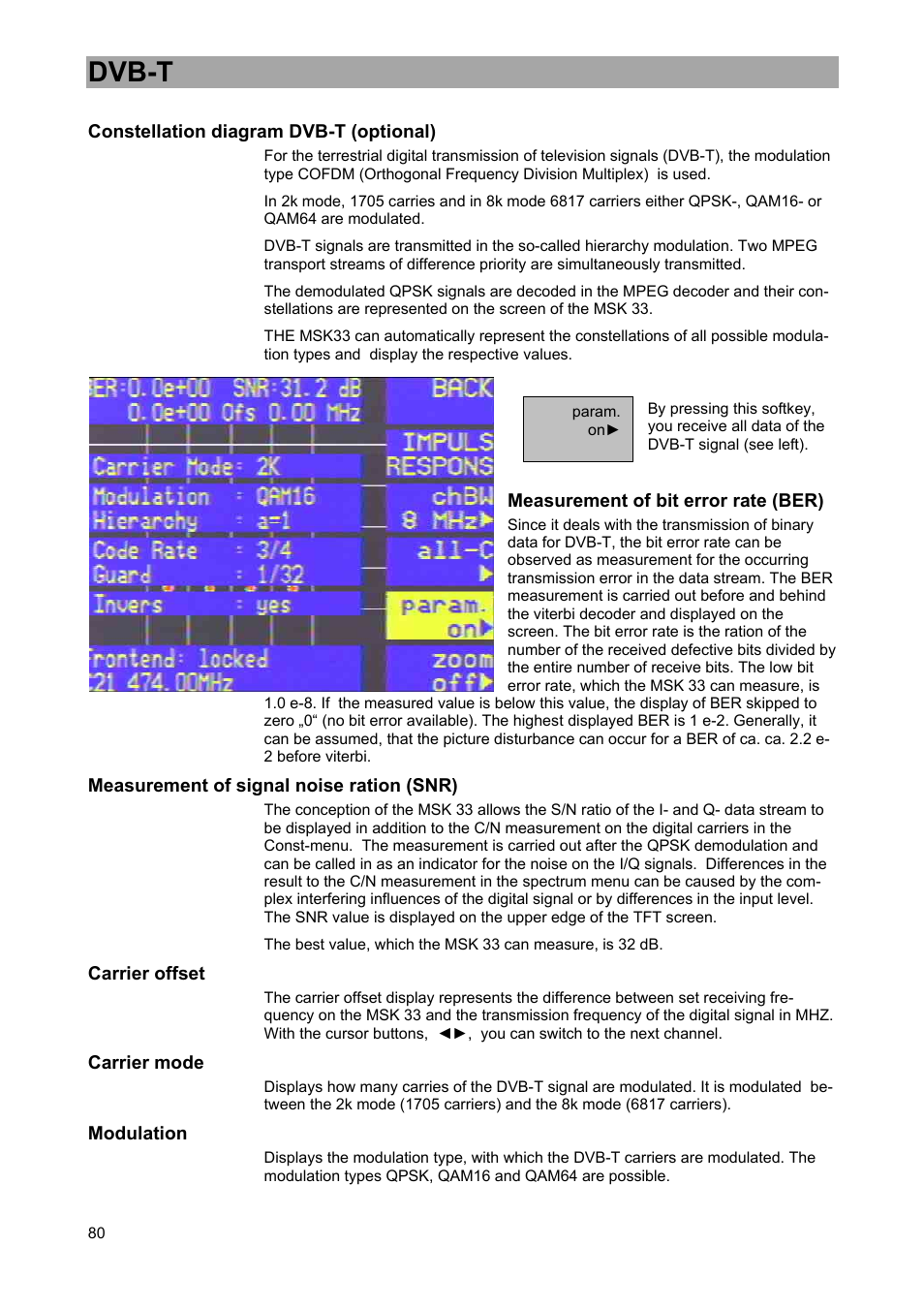 Dvb-t | Kathrein MSK 33 User Manual | Page 80 / 116