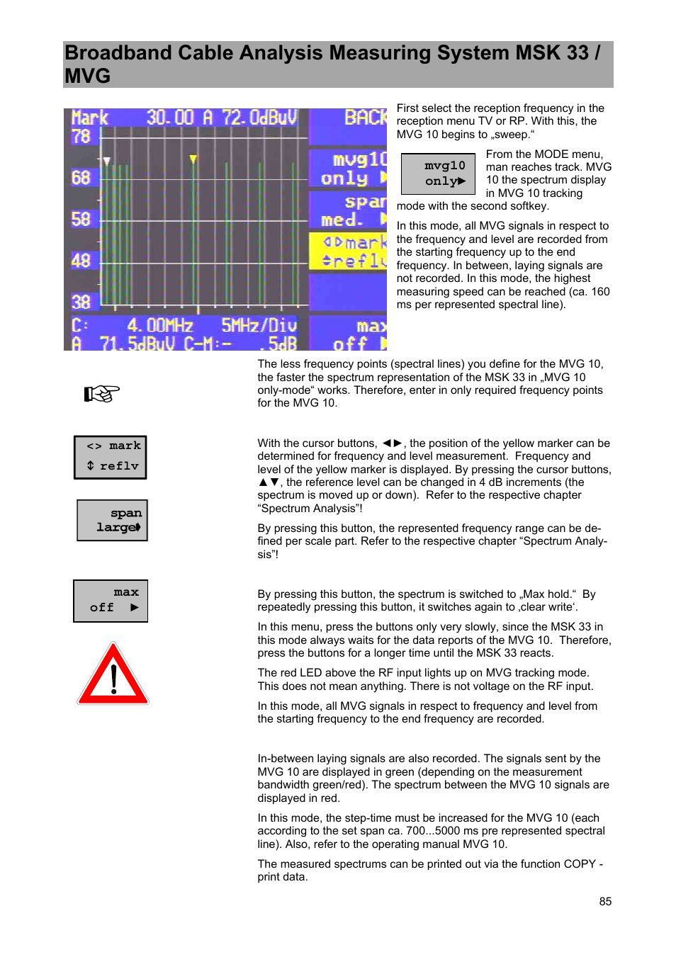 Kathrein MSK 33 User Manual | Page 85 / 116