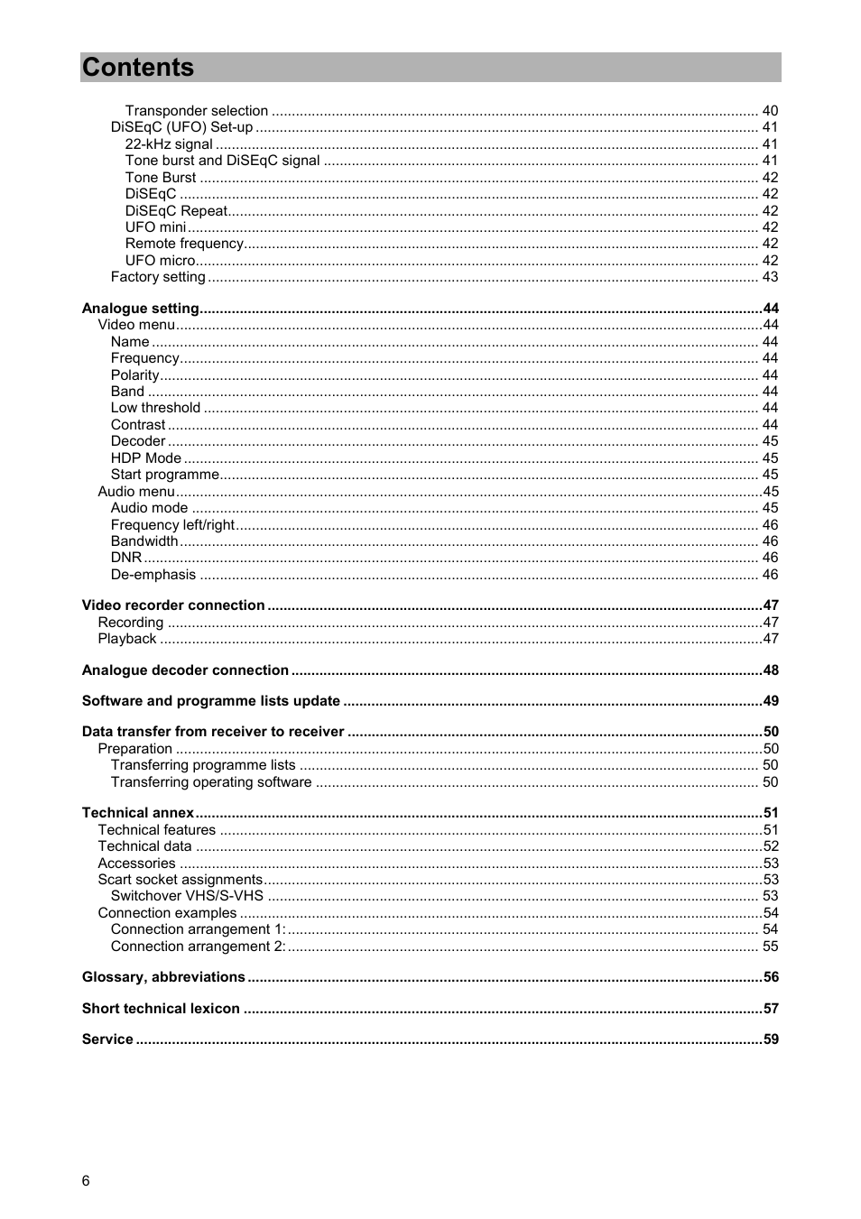Kathrein UFD 520 User Manual | Page 6 / 60
