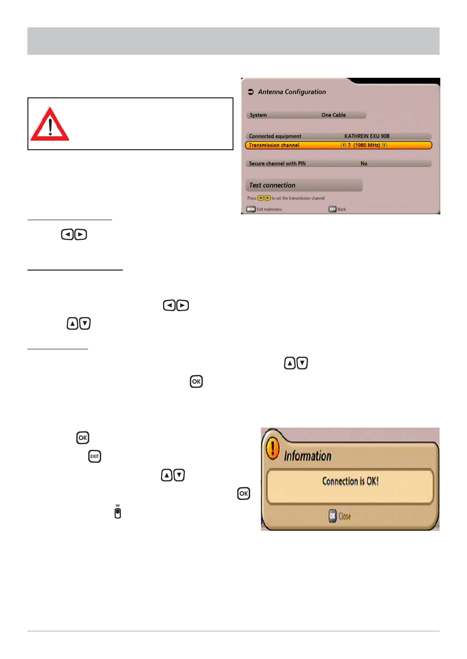 First installation: single-cable system (manual) | Kathrein UFS 902 User Manual | Page 26 / 88