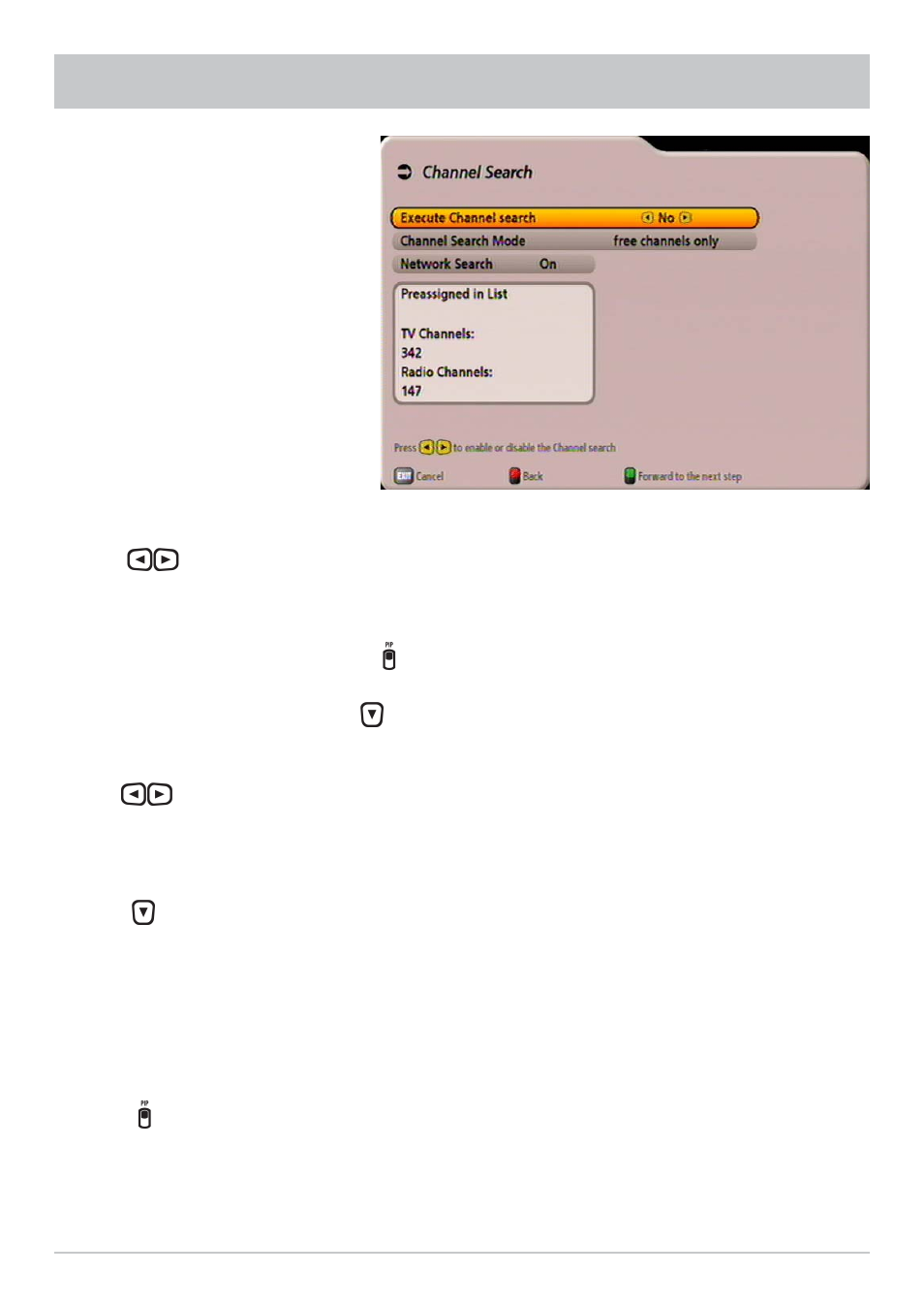 First installation: channel search | Kathrein UFS 902 User Manual | Page 27 / 88