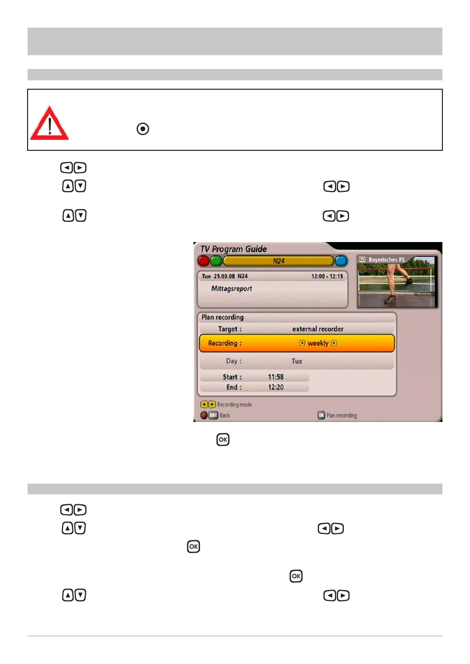 Epg - electronic programme guide | Kathrein UFS 902 User Manual | Page 44 / 88