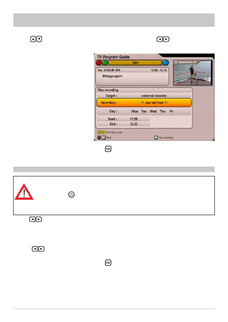 Epg - electronic programme guide | Kathrein UFS 902 User Manual | Page 45 / 88