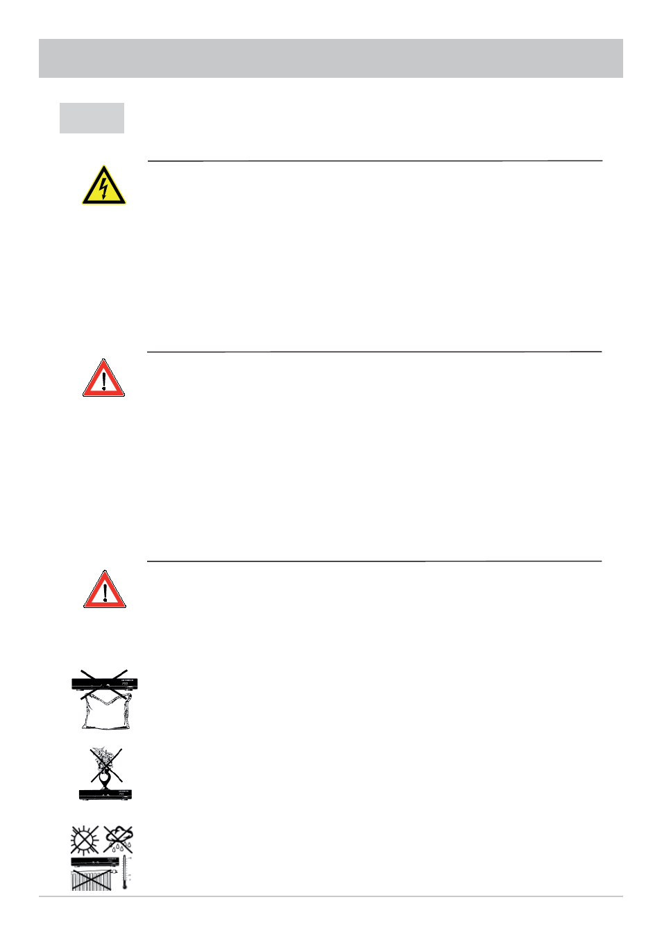 Safety instructions - important information, Safety instructions – important information | Kathrein UFS 902 User Manual | Page 6 / 88