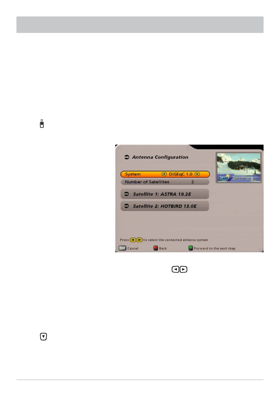 First installation: general | Kathrein UFS 700sw User Manual | Page 15 / 88