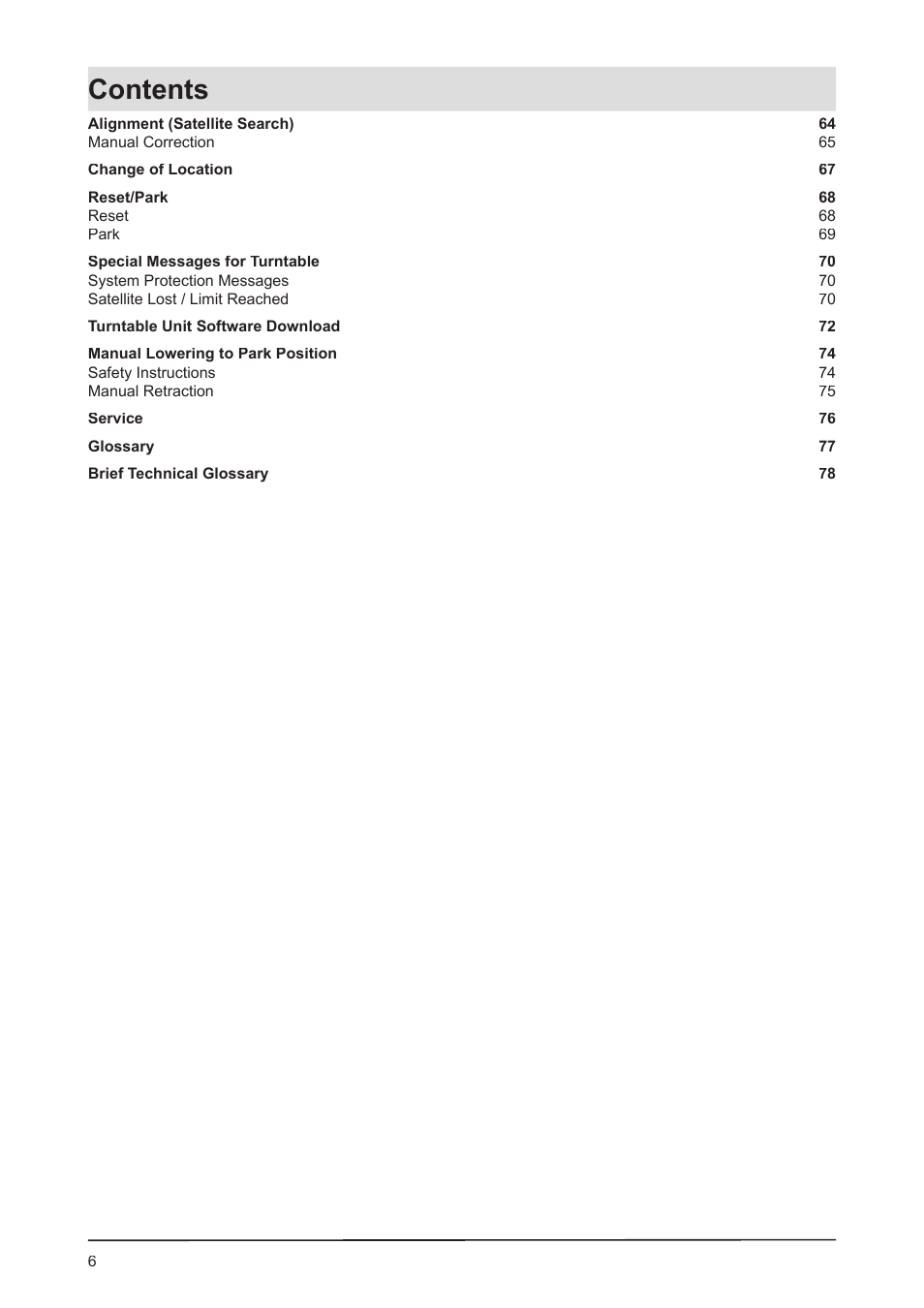 Kathrein UFD 170 User Manual | Page 6 / 80