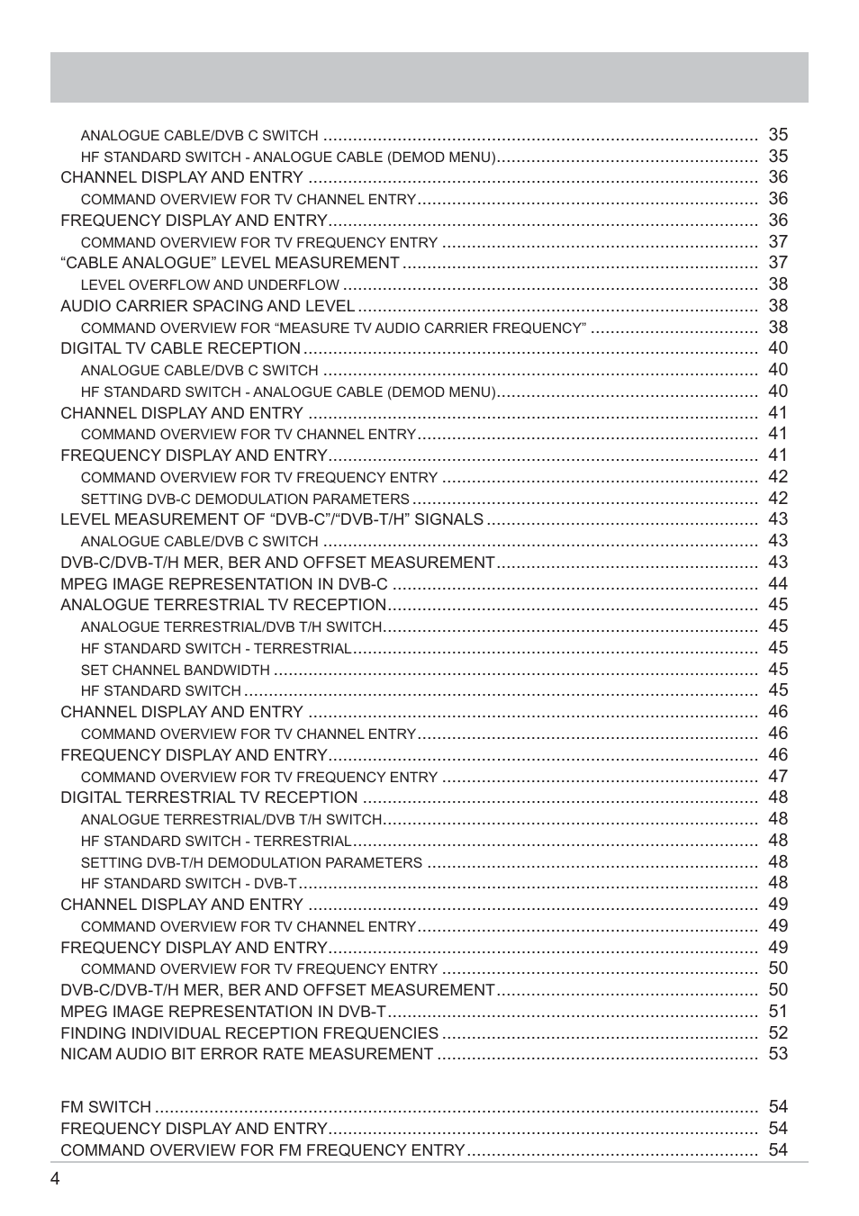 Kathrein MSK 125 User Manual | Page 4 / 80