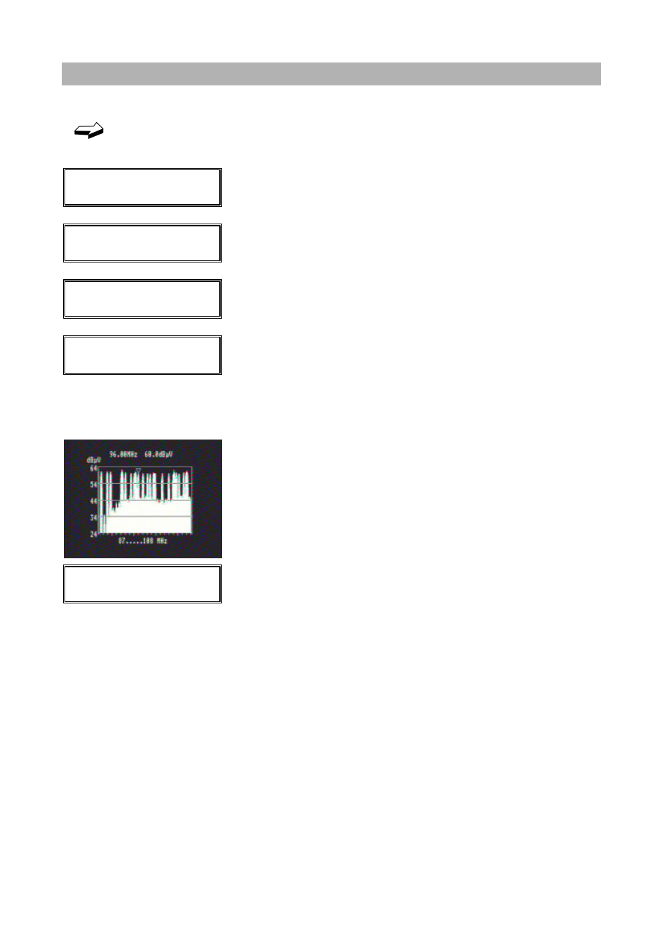 Spectrum measurement, Fm spectrum | Kathrein MSK 24 User Manual | Page 44 / 56