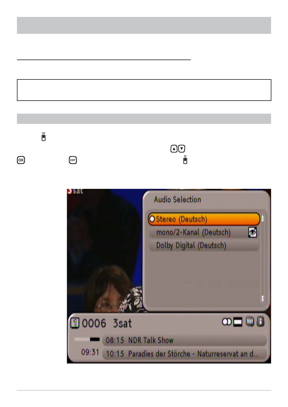 Operation | Kathrein UFC 762si User Manual | Page 21 / 52