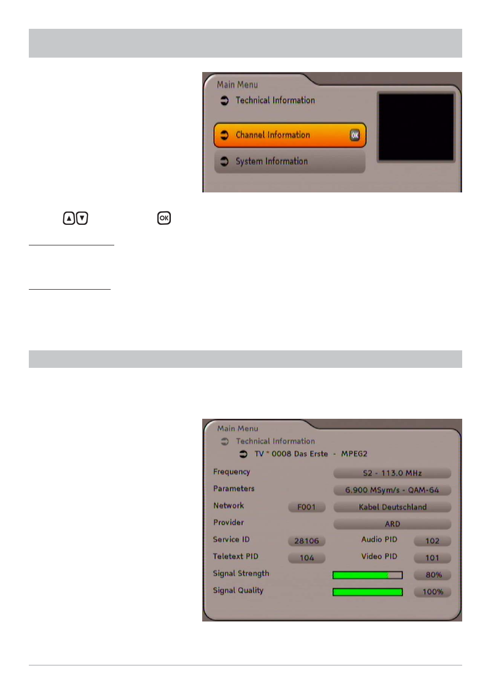 Technical information | Kathrein UFC 762si User Manual | Page 38 / 52