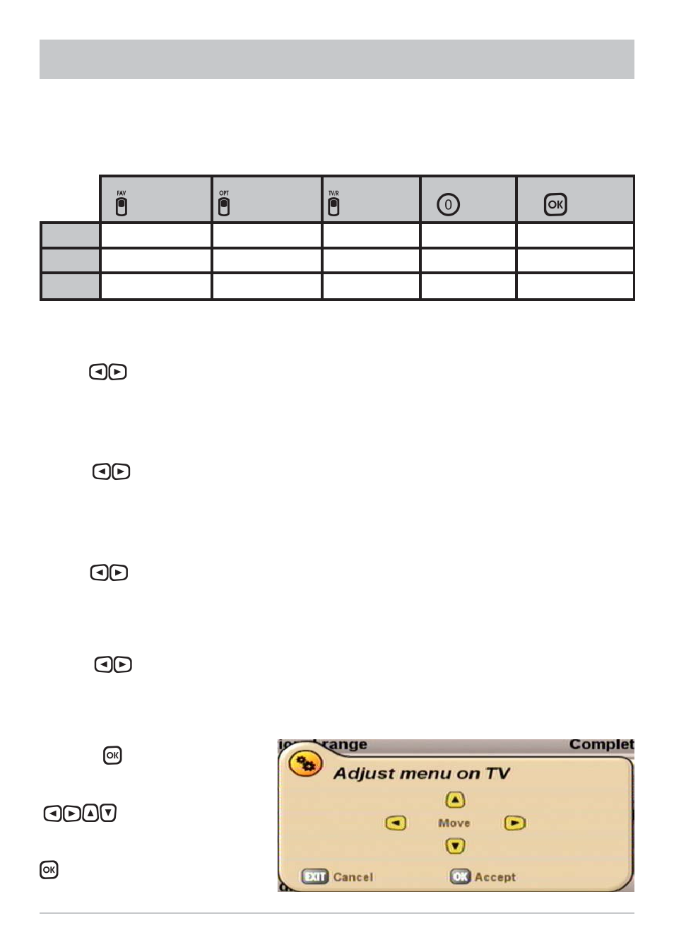 Settings | Kathrein UFS 712sw User Manual | Page 57 / 72