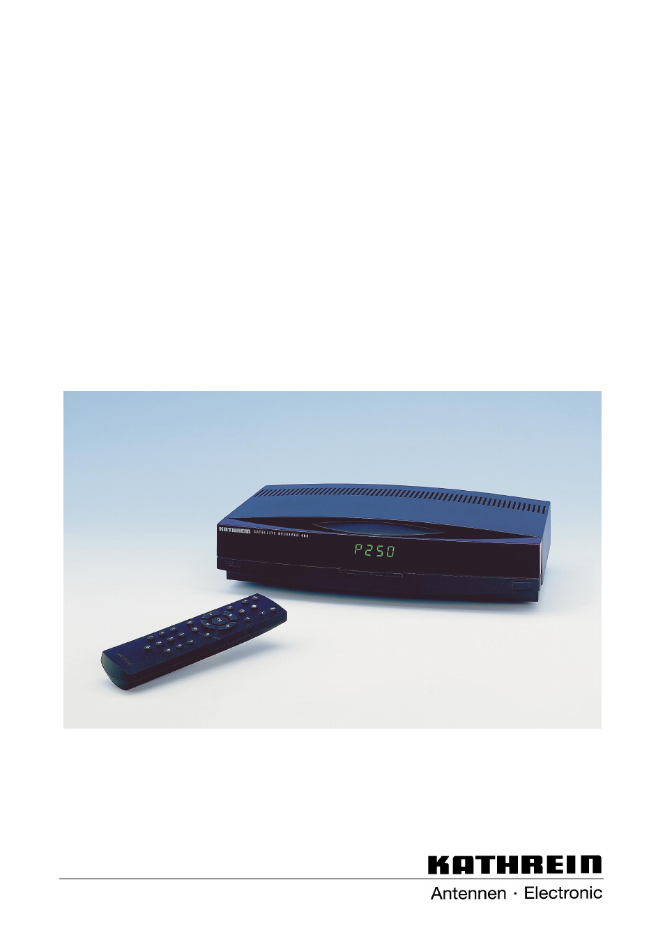 Kathrein UFD 400 User Manual | 34 pages