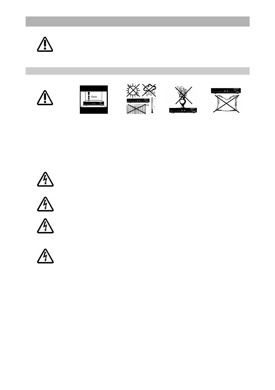 Safety instructions | Kathrein UFD 430 User Manual | Page 5 / 39
