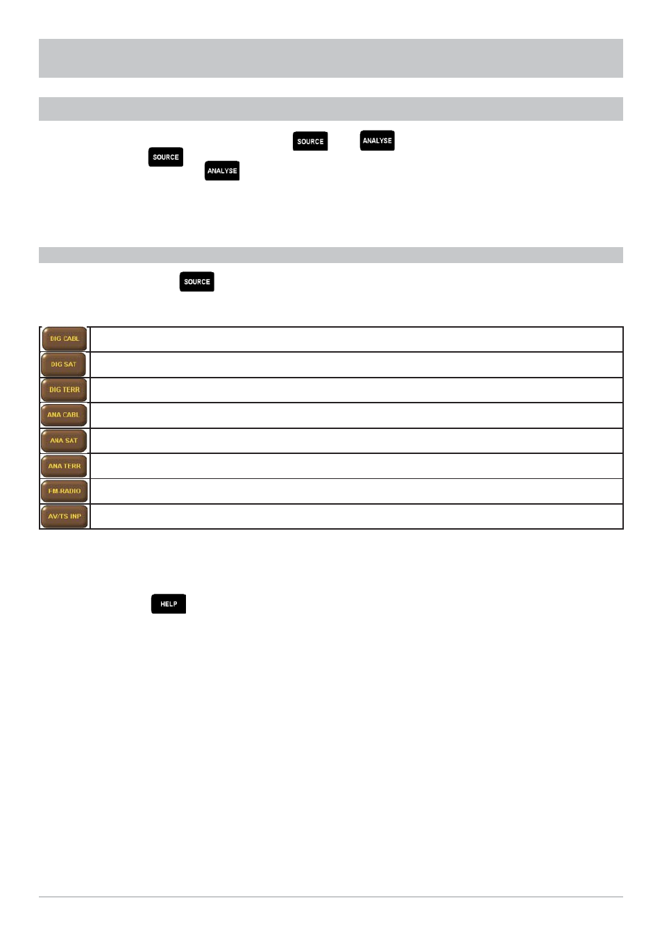 Operation, Choice of the signal source and measurement | Kathrein MSK 200/S2 User Manual | Page 13 / 24