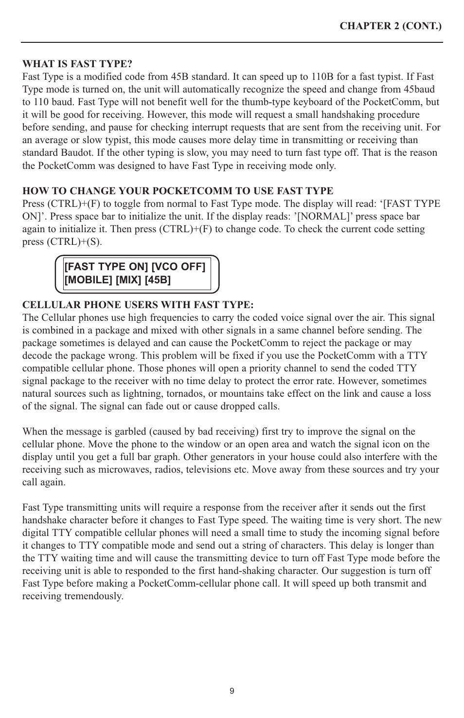 Krown Manufacturing PCM3512 User Manual | Page 11 / 22