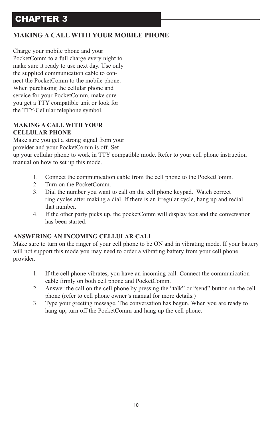 Chapter 3 | Krown Manufacturing PCM3512 User Manual | Page 12 / 22