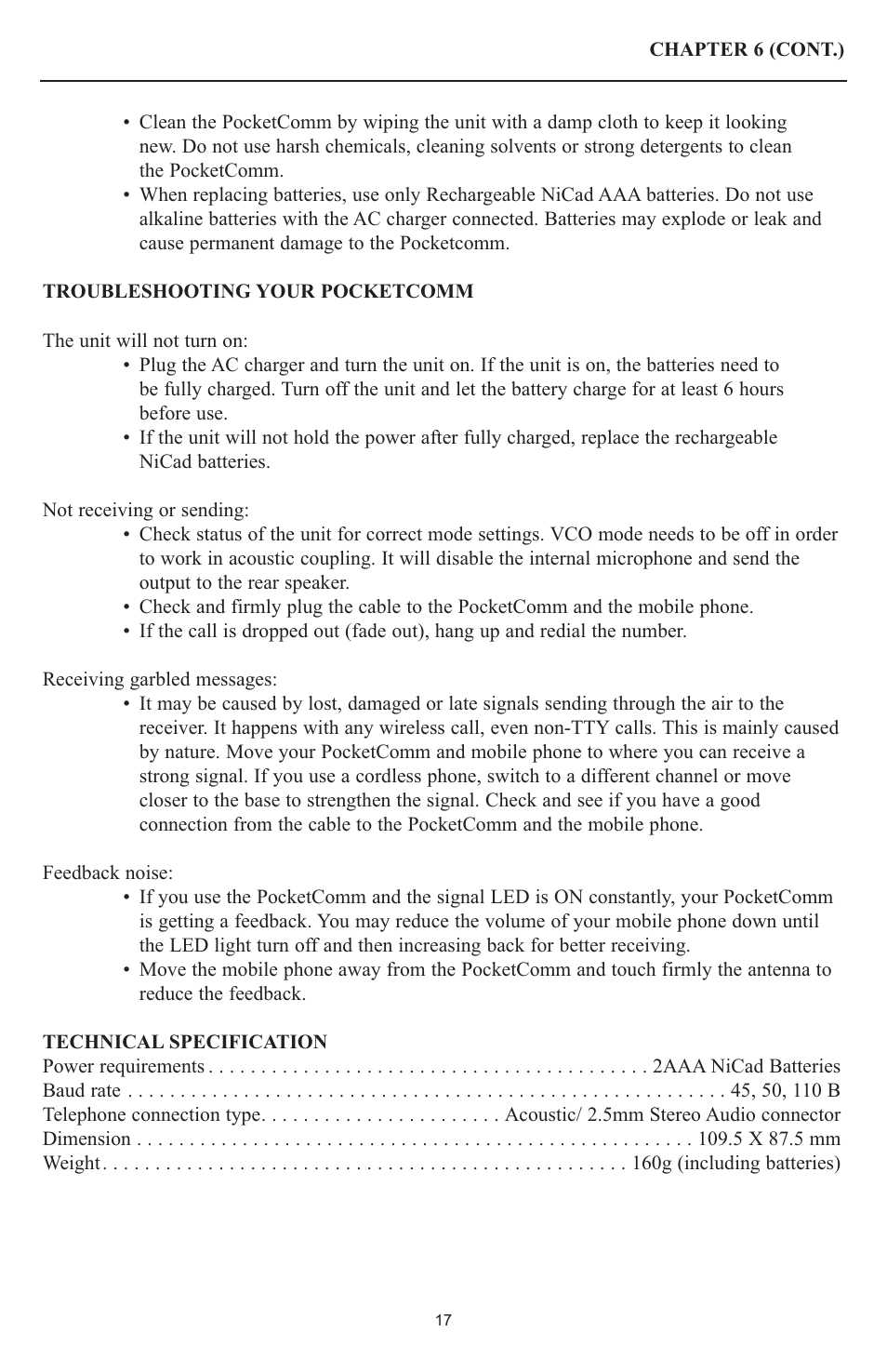 Krown Manufacturing PCM3512 User Manual | Page 19 / 22