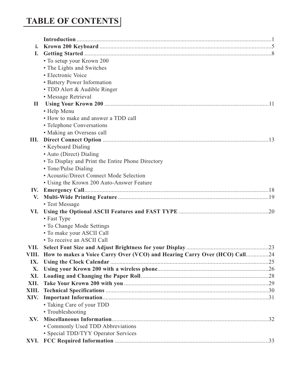 Krown Manufacturing 200 User Manual | Page 5 / 37