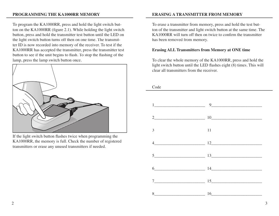 Krown Manufacturing KA1000RR User Manual | Page 4 / 8