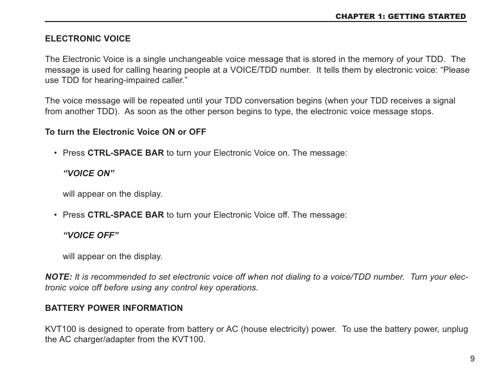 Krown Manufacturing KVT100 User Manual | Page 11 / 34