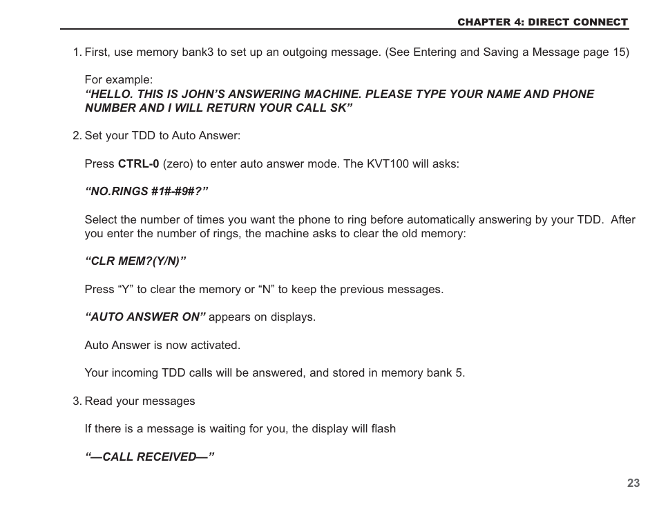 Krown Manufacturing KVT100 User Manual | Page 25 / 34