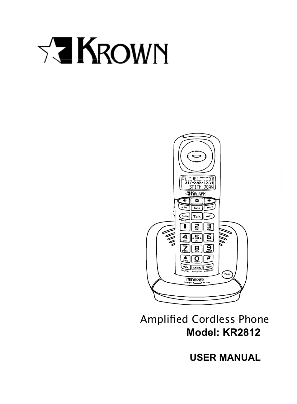 Krown Manufacturing KR2812 User Manual | 40 pages