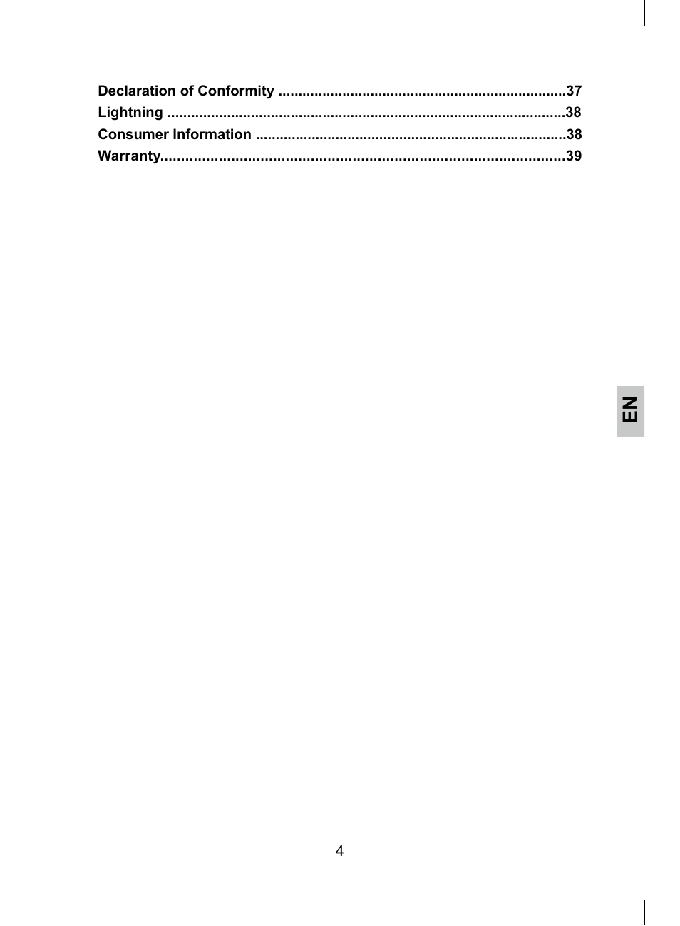 Krown Manufacturing KR2812 User Manual | Page 4 / 40
