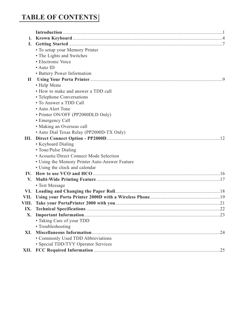 Krown Manufacturing 2000 User Manual | Page 5 / 29