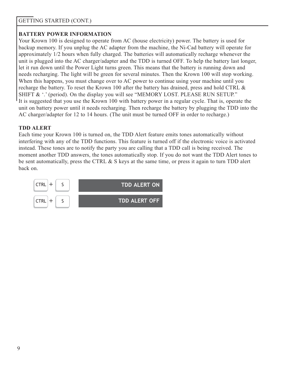 Krown Manufacturing Model Krown 100 User Manual | Page 12 / 44