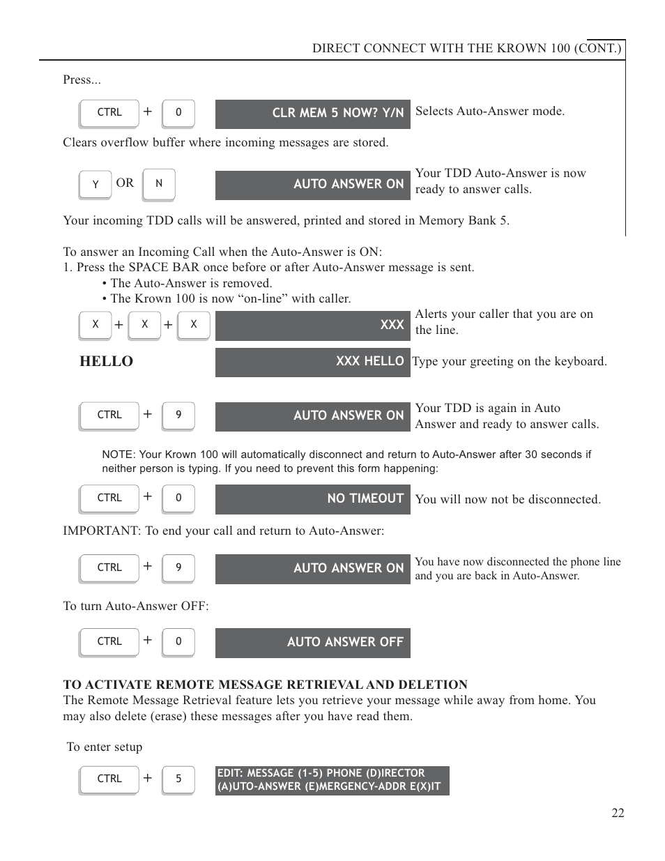 Hello | Krown Manufacturing Model Krown 100 User Manual | Page 25 / 44
