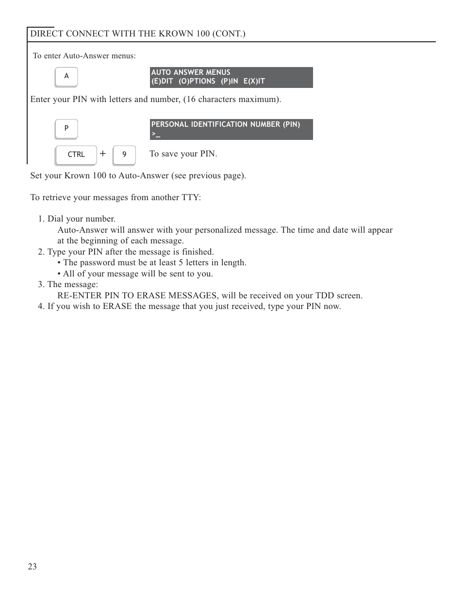 Krown Manufacturing Model Krown 100 User Manual | Page 26 / 44