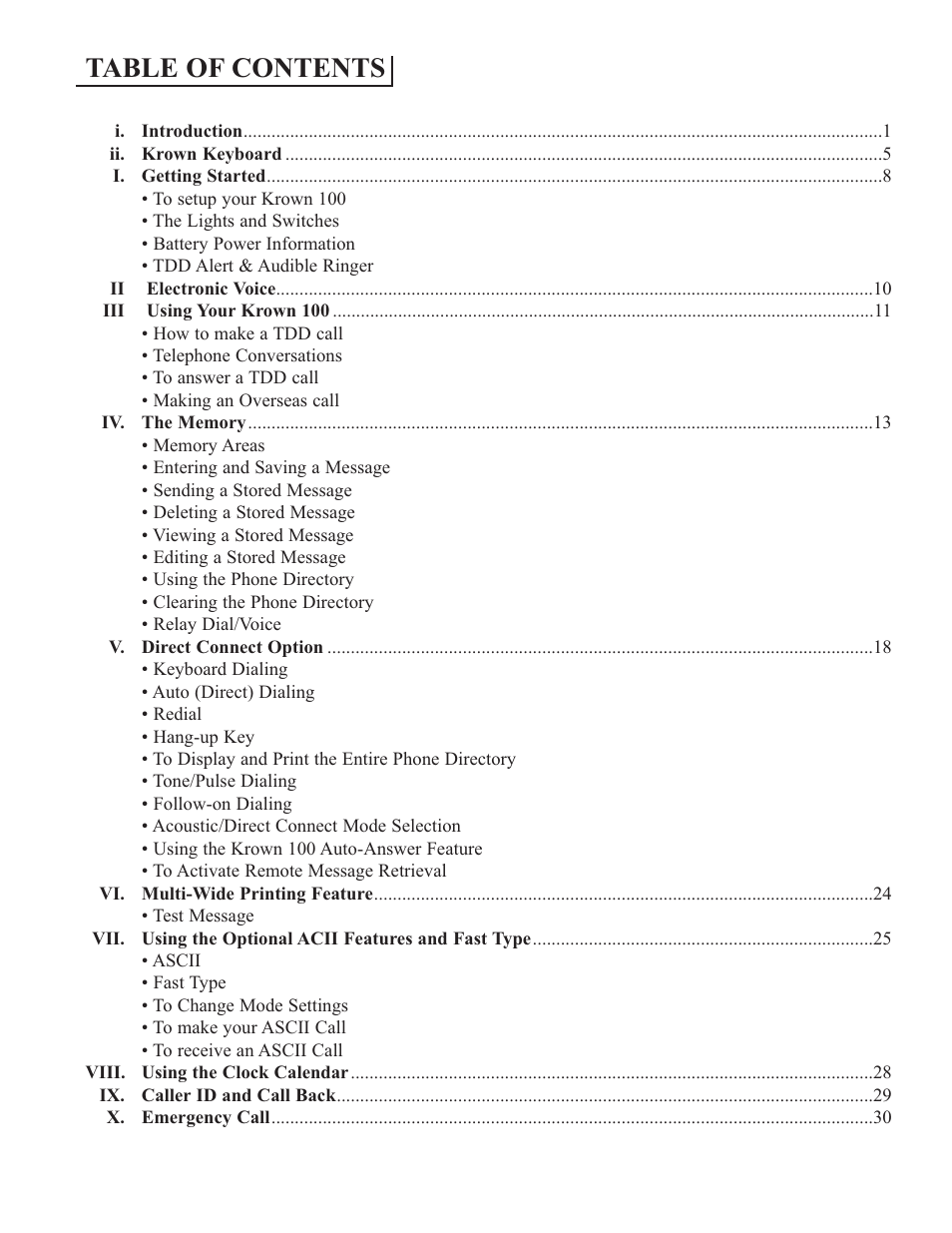 Krown Manufacturing Model Krown 100 User Manual | Page 5 / 44