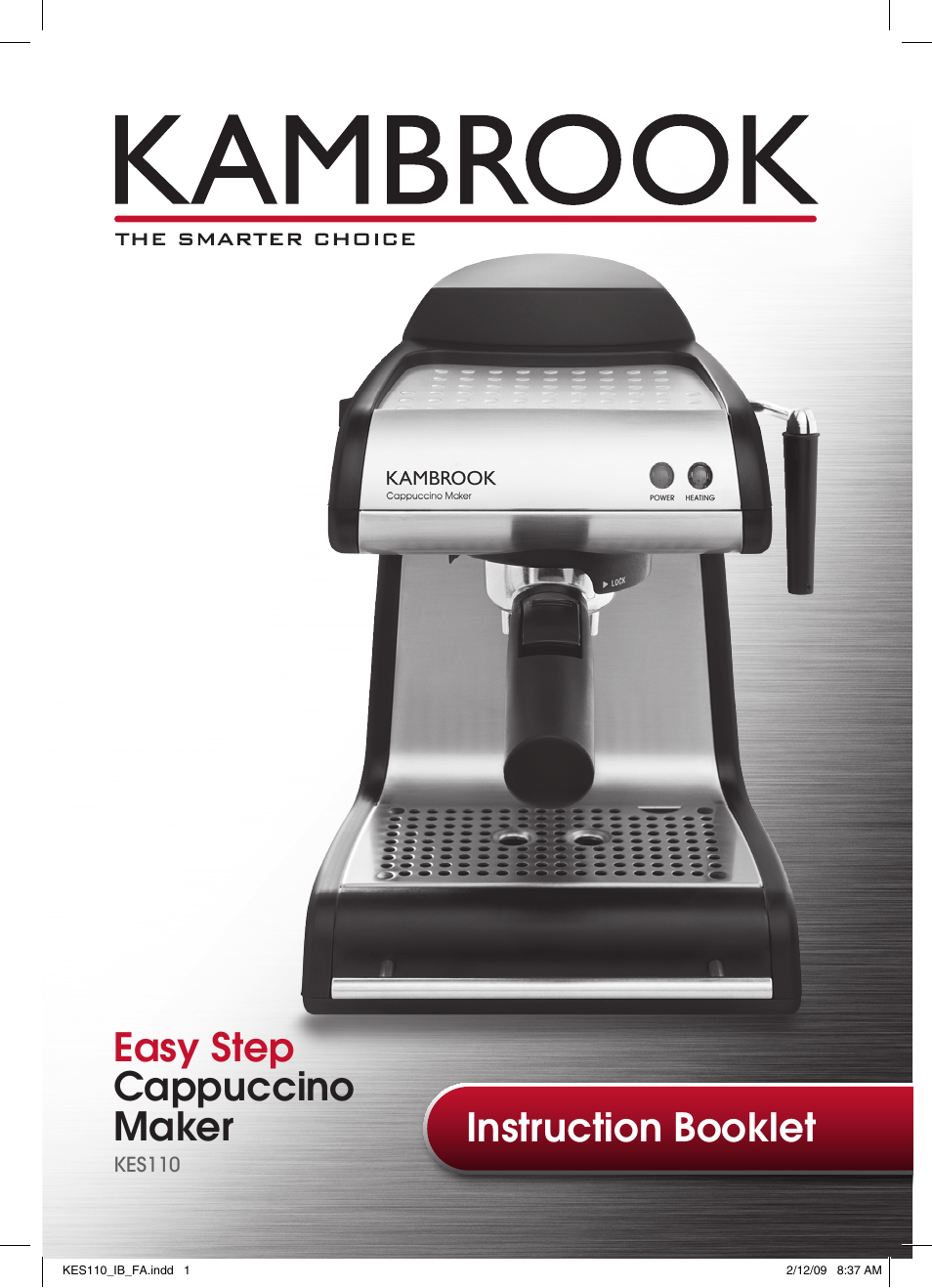 Kambrook EASY STEP KES110 User Manual | 20 pages