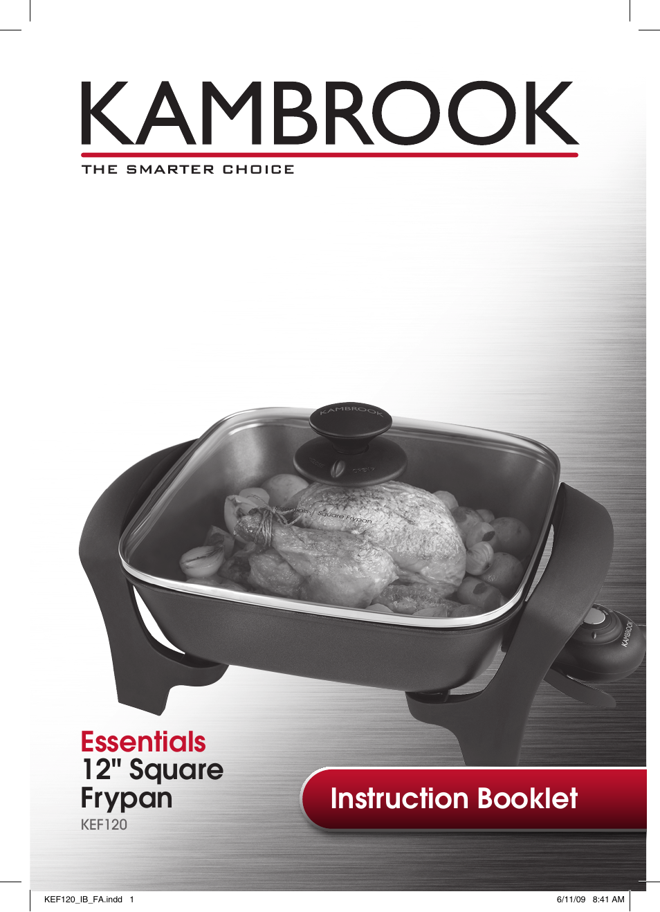 Kambrook ESSENTIALS KEF120 User Manual | 24 pages