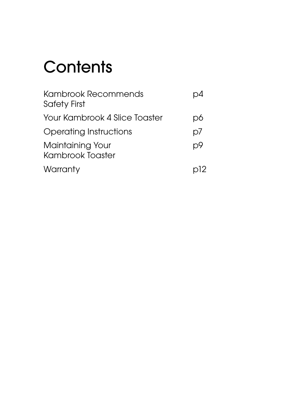 Kambrook KT420 User Manual | Page 3 / 12