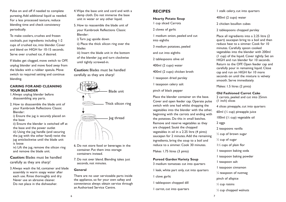 Kambrook KB815B User Manual | Page 4 / 6