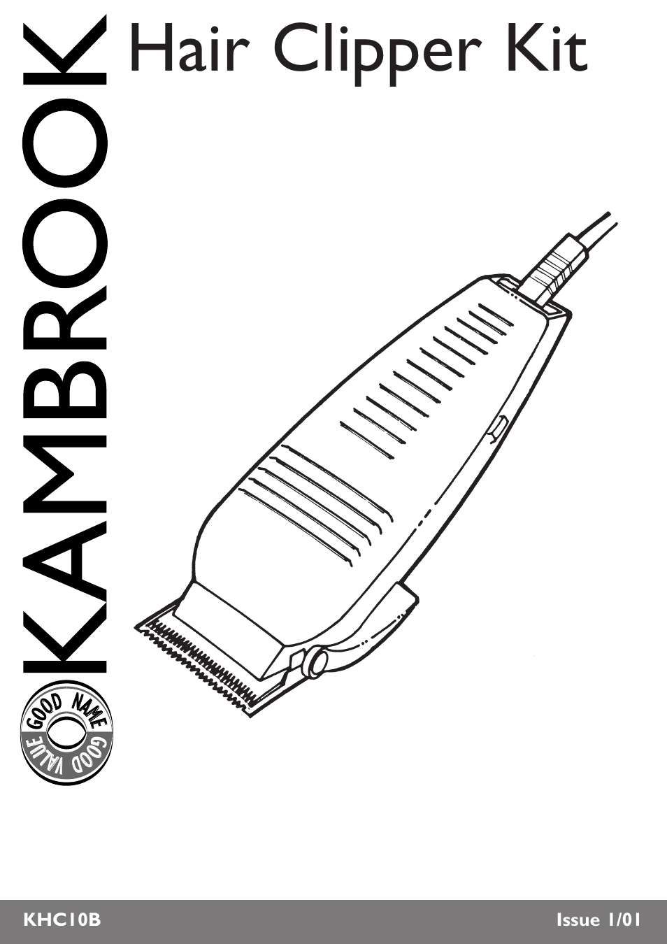 Kambrook KHC10B User Manual | 8 pages