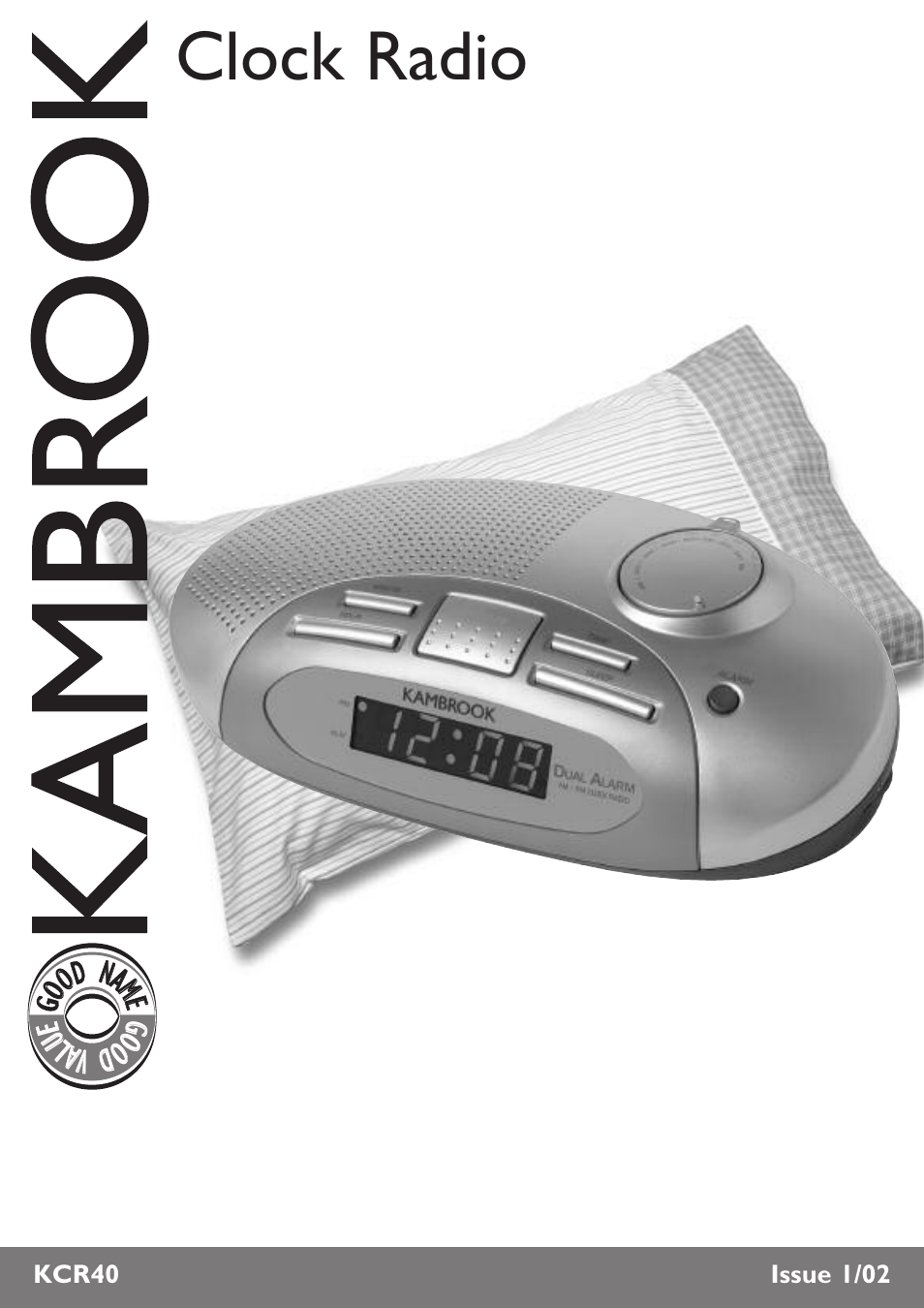 Kambrook KCR40 User Manual | 6 pages