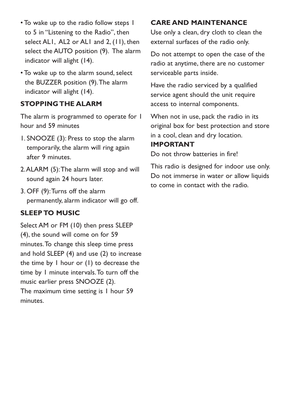 Kambrook KCR40 User Manual | Page 4 / 6