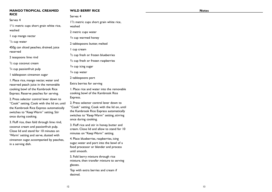 Kambrook Rice Express KRC5 User Manual | Page 7 / 8