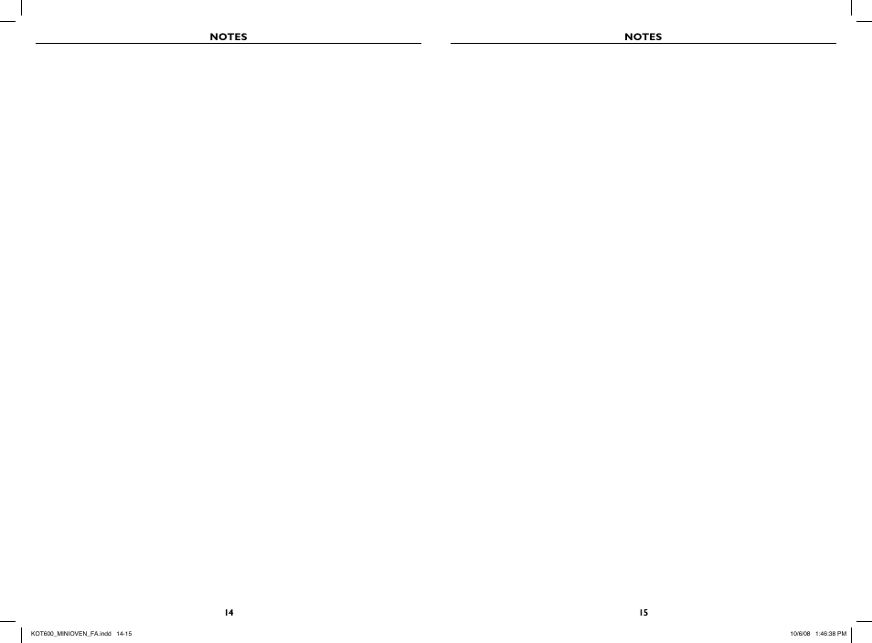 Kambrook KOT600 User Manual | Page 8 / 8