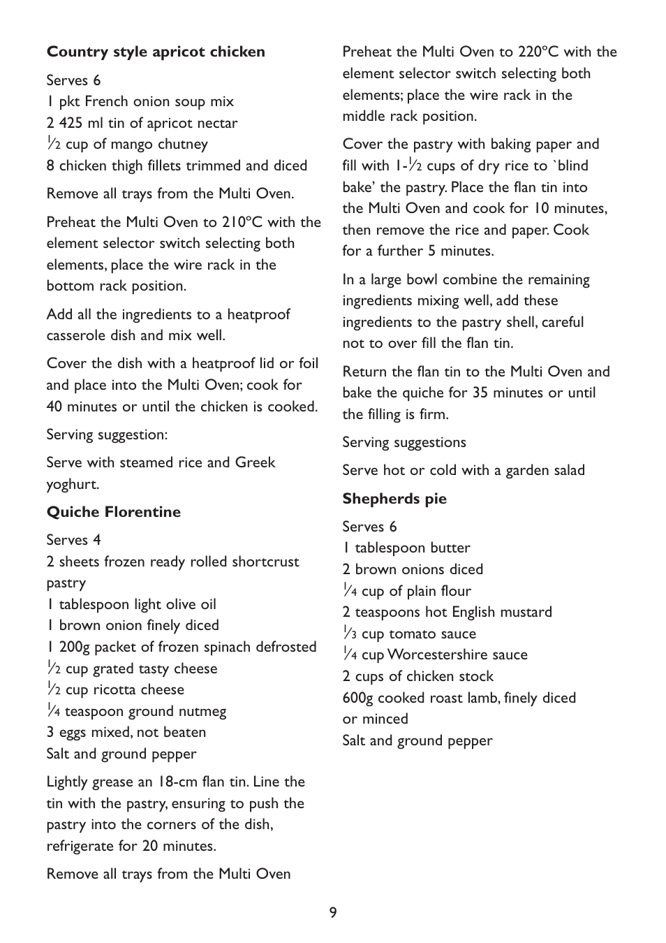 Kambrook KOT500 User Manual | Page 9 / 16