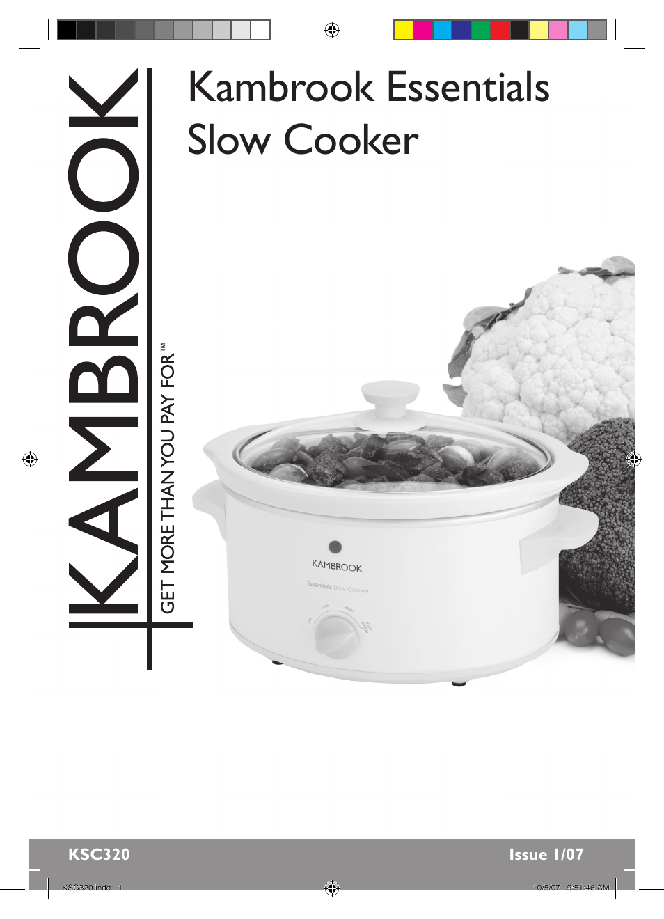 Kambrook KSC320 User Manual | 8 pages